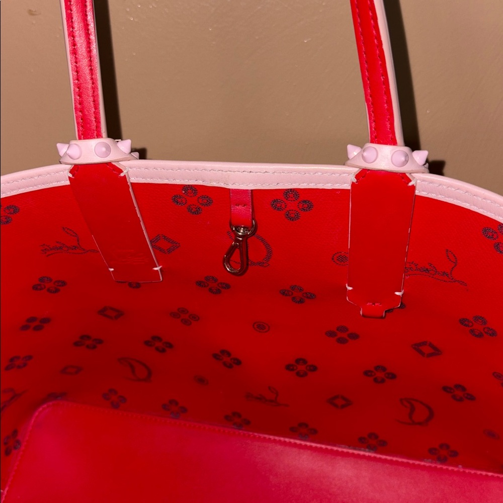 Christian Louboutin Light Pink Tote with Red Interior - Picture 13 of 16